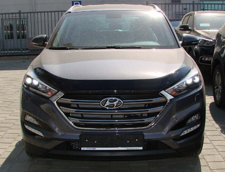  Дефлектор капота, темный HYUNDAI Tucson "16-