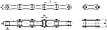 Цепь приводная роликовая длиннозвенная ANSI B29.3M с прямым контуром пластин аналог ISO С212В, фото 6