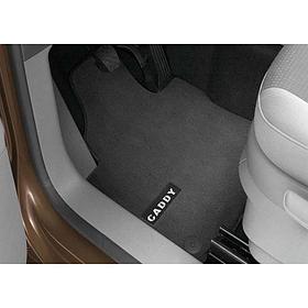 Оригинальные текстильные коврики в салон Premium (передние 2 шт.) для Volkswagen Caddy фургон, минивэн, maxi (2015-2018) № 2K1061275PBRYJ