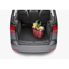 Двухсторонний коврик багажника (оригинальный) для Volkswagen Touran 5 мест (2010-2015) № 1T5061210 87A
