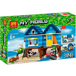 Конструктор Lele My World 33036 Отпуск у моря 3 в 1 (аналог LEGO Creator 31063) 287 деталей