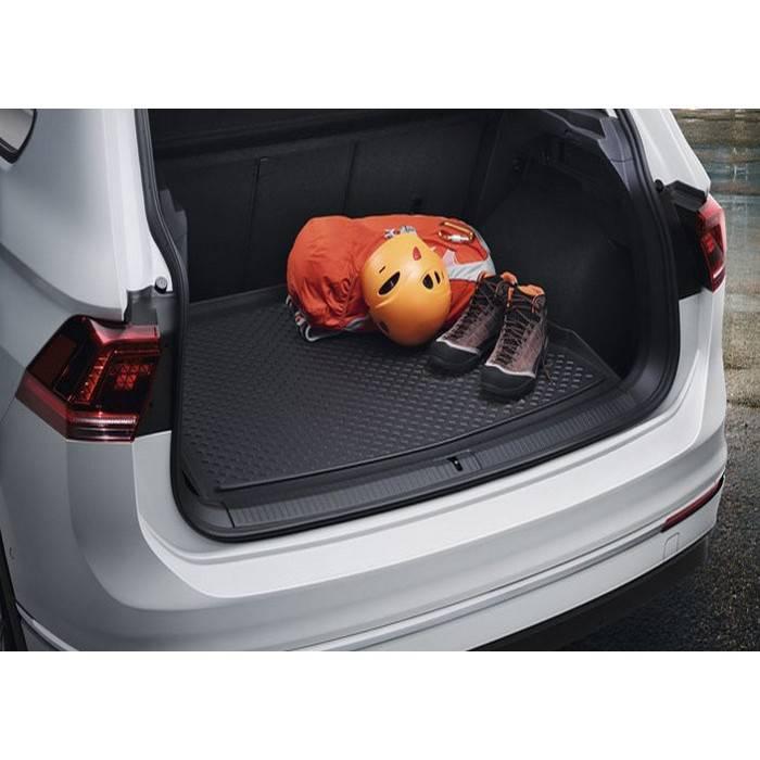 Коврик в багажник (оригинальный) для Volkswagen Tiguan 5 мест (2016-2018) № 5NA061160 - фото 1 - id-p80583338
