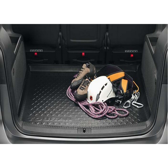 Коврик в багажник (оригинальный) для Volkswagen Touran 1 и 2 , 5 мест № 5T0061161 - фото 1 - id-p80583356