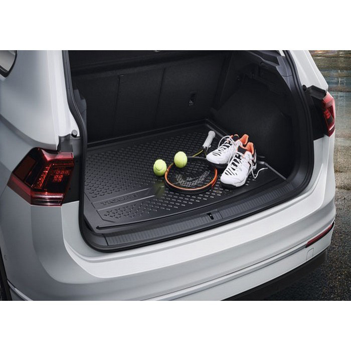 Коврик в багажник (оригинальный) для Volkswagen Tiguan 5 мест (2016-2018) № 5NA061161
