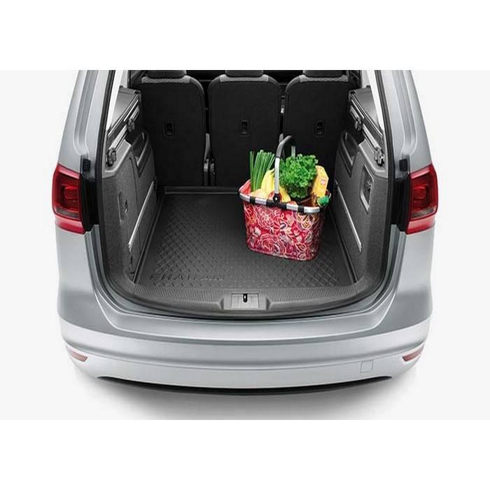 Коврик в багажник (оригинальный) для Volkswagen Sharan 5 мест (2010-2018) № 7N0061161