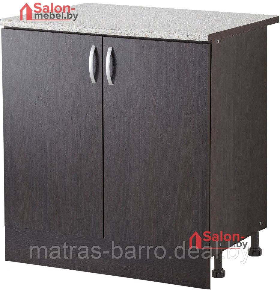 Шкаф кухонный напольный СН-005 со столешницей (600 мм) бодега светлая/венге темный - фото 3 - id-p96891269