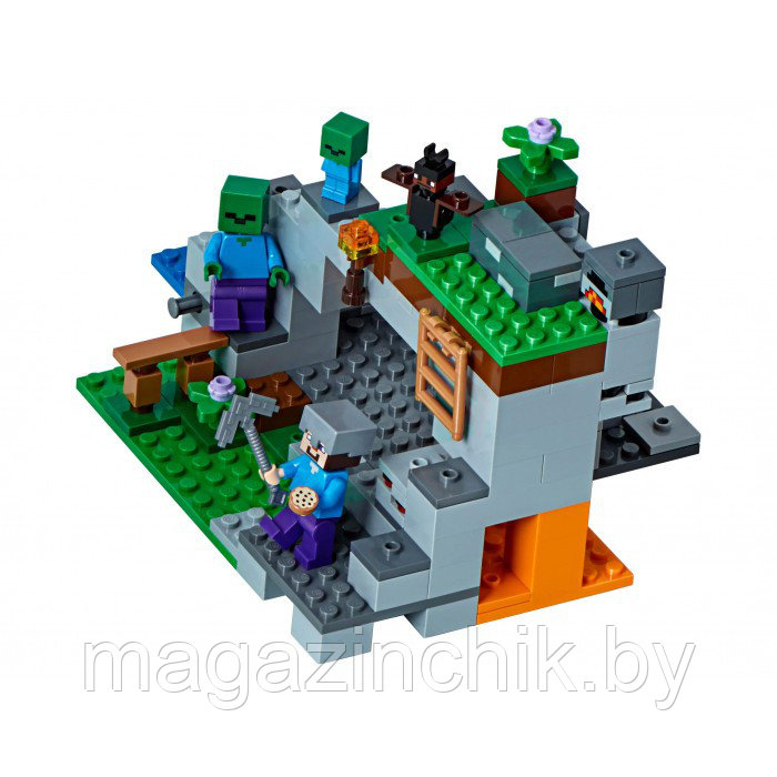 Конструктор Майнкрафт Пещера зомби 10810, 250 дет., аналог Лего Minecraft 21141 - фото 4 - id-p80590768