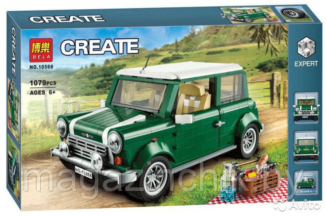 Конструктор MINI Cooper, 1079 деталей 71068 / 10568, аналог LEGO Creator (Лего Креатор) 10242 - фото 7 - id-p80685879