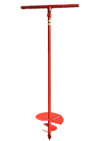 Ручной бур (ОРИГИНАЛЬНЫЙ) "Мастер-Бур" садовый для земляных работ диаметр 250 мм. 2 шнека