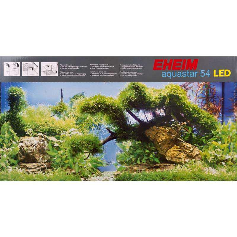 Aквариум EHEIM aquastar 54 LED Черный (лампы LED)