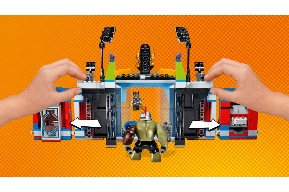 Конструктор BELA 10749 Тор против Халка: Бой на арене, аналог Lego 76088 - фото 2 - id-p80707407