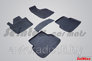 Коврики резиновые для Audi Q3 (2010-) / Ауди Кью 3 [85506] (SeiNtex)