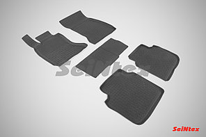 Коврики резиновые BMW 7 F02 (2008-2015) / БМВ F02 [86638] (SeiNtex)