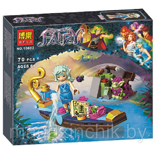 Конструктор Эльфы Встреча Наиды с гоблином воришкой 10692, 70 дет, аналог LEGO Elves 41181