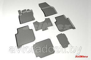 Коврики резиновые для Skoda Kodiaq (2016-) / Volkswagen Tiguan Allspace II / 7 мест / Шкода [88479] (SeiNtex)