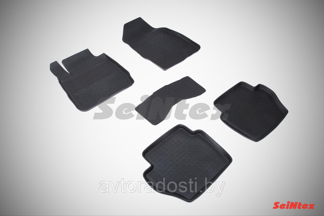 Коврики резиновые для Ford Fiesta IV (2008-2015) [01073]  (SeiNtex)