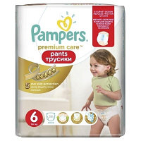 Подгузники-трусики Pampers Premium Care Pants 6 Extra Large (16+ кг), 36 шт