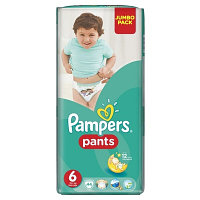 Подгузники-трусики Pampers Pants 6 Extra Large (16+ кг), 44 шт