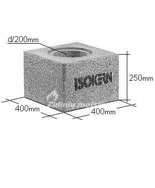 Блок дымохода Isokern (Изокерн). d=200 мм