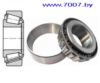 Подшипник 30207 (7207), размер 35х72х18,25 - фото 2 - id-p3819426