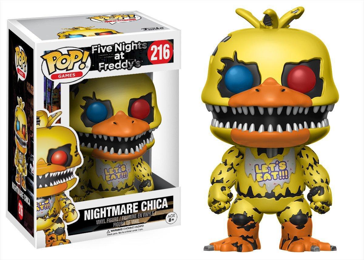 Новинка! Фигурки 5 ночей с Фредди Nightmare Chica Funko POP Games Five Nights at Freddy's - фото 2 - id-p80758602