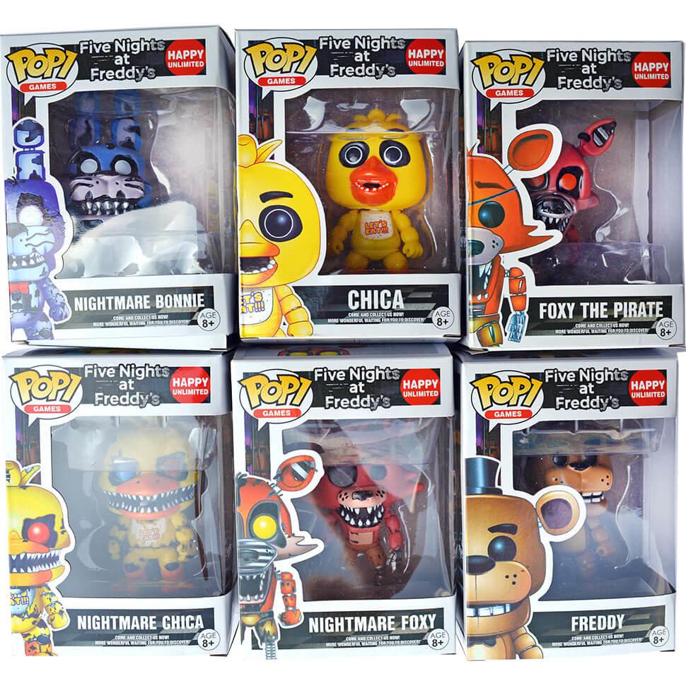 Все Фигурки Аниматроники Five Nights At Freddy’s POP Games светящиеся ...