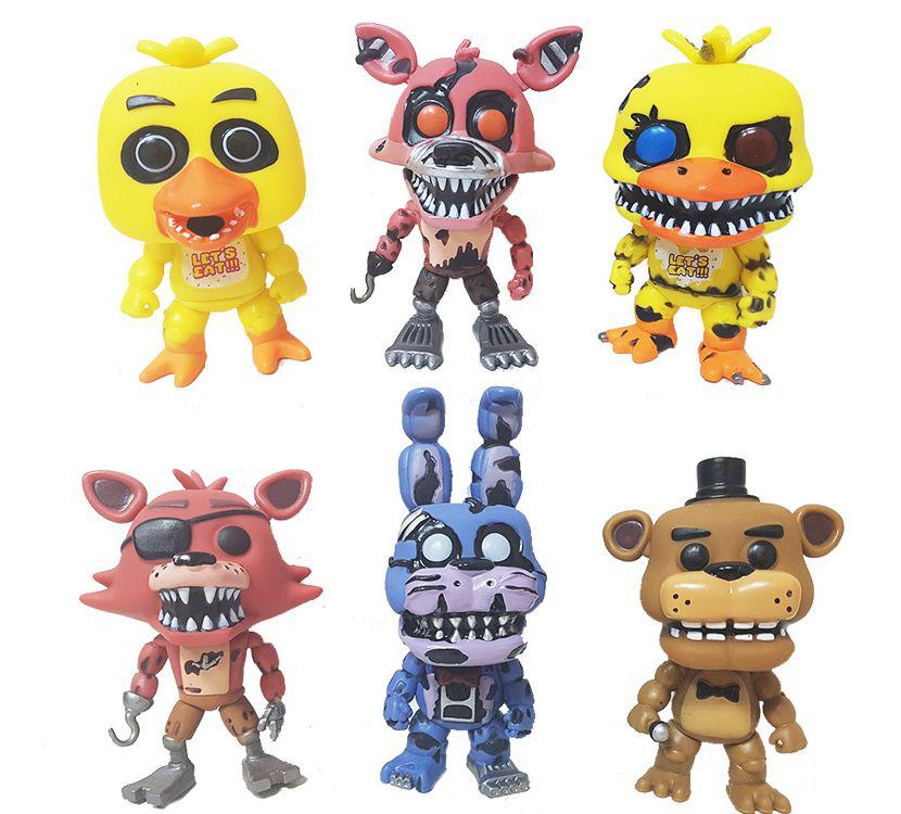 Все Фигурки Аниматроники Five Nights At Freddy s POP Games светящиеся - фото 1 - id-p80762653