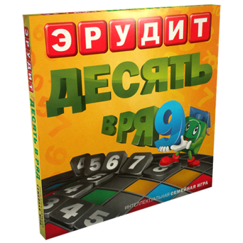 Настольная игра Эрудит. Десять в ряд - фото 1 - id-p80769712