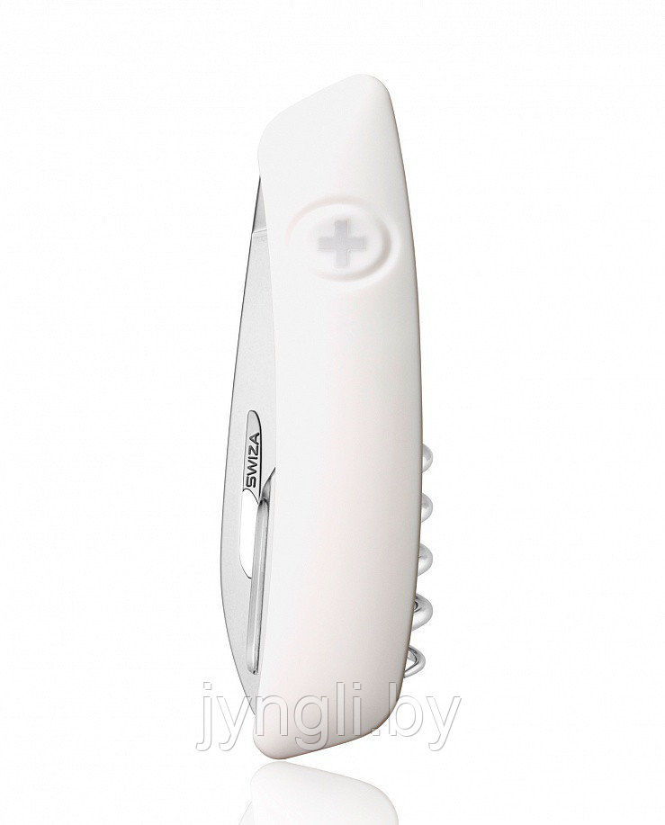 Нож Swiza D02 75 мм, белый, 6 функций, с фиксатором лезвия - фото 1 - id-p80769608