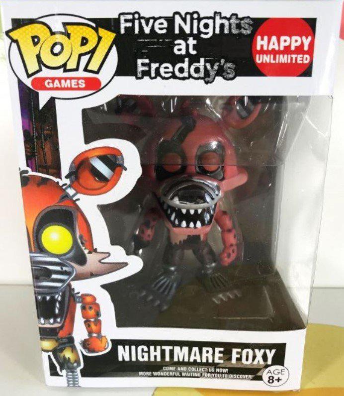 Фигурки 5 ночей с Фредди Nightmare Foxy Funko POP Games Five Nights at Freddy's - фото 2 - id-p80807688