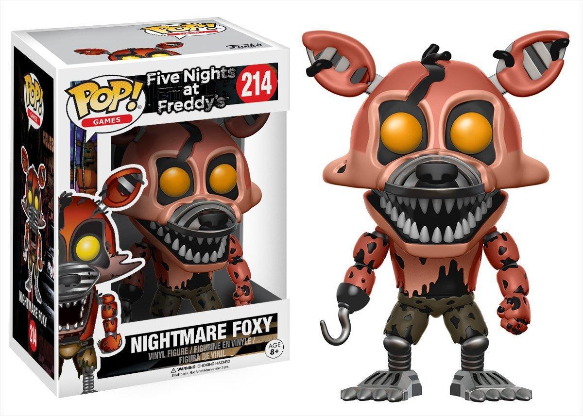 Фигурки 5 ночей с Фредди Nightmare Foxy Funko POP Games Five Nights at Freddy's - фото 1 - id-p80807688