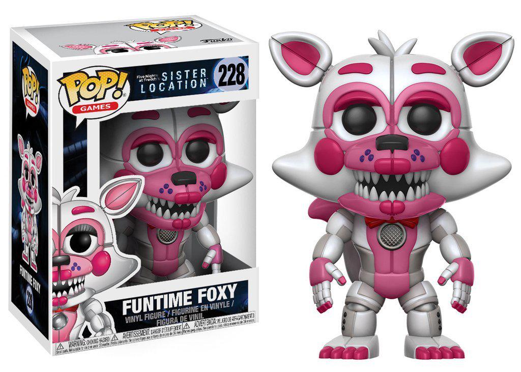 Фигурки 5 ночей с Фредди Funtime Foxy Pop Games Five Nights at Freddy's - фото 1 - id-p80810536