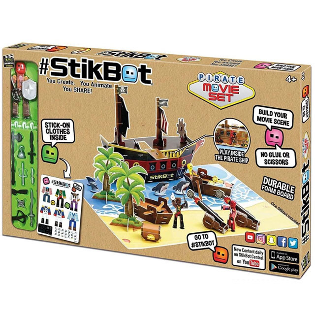 Набор Стикбот Пиратский Корабль (Stikbot Pirate Movie Set)