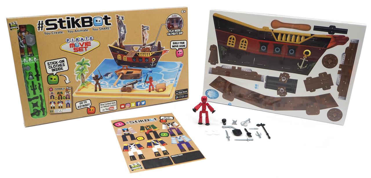 Анимационная Стикбот StikBot студия пиратский корабль - фото 2 - id-p80816725