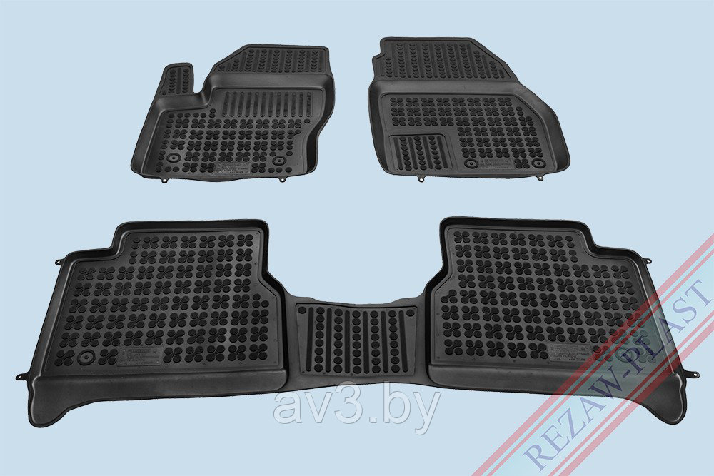 Коврики в салон Ford Tourneo Connect (не ГРАНД) 2013- [200619] / Ford Transit Connect 2013- (3шт.) Форд Турнео