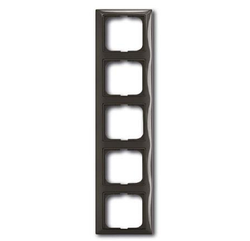 Basic 55 - Рамка на 5 постов (шато-черный)