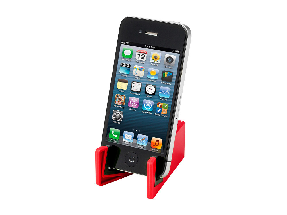 Подставка для мобильного телефона Slim, красный - фото 1 - id-p80820144
