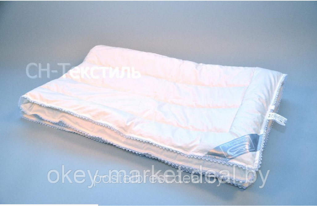 Элитное одеяло "Кашемир " из козьего пуха 172х205 всесезонное. Чехол Лавиш-сатин LUХ класса - фото 4 - id-p3879114