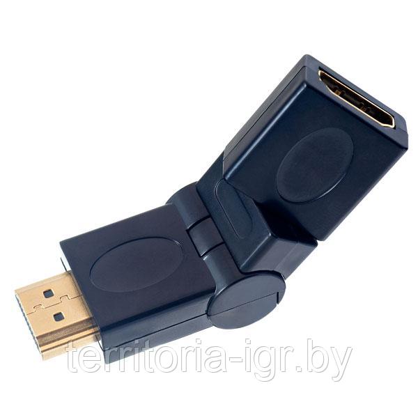 Переходник поворотный на 360 градусов HDMI A вилка - HDMI A розетка A7013 Perfeo - фото 3 - id-p80850370