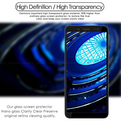 Противоударное защитное стекло на весь экран Full Screen Cover черное для HTC Desire 12 - фото 3 - id-p80851931