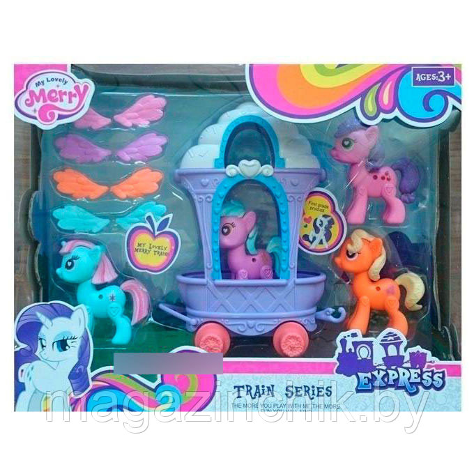 Игровой набор My Little Pony с каретой и аксессуарами 101