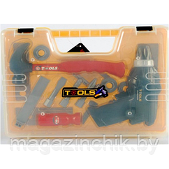 Набор игрушечных инструментов в чемодане (механическая дрель) 23 предмета T6800C