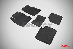 Коврики резиновые Nissan Note (2005-2009) / Ниссан Ноут [81922] (SeiNtex)
