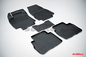 Коврики резиновые Nissan Tiida (2007-) / Ниссан Тиида [01560] (SeiNtex)