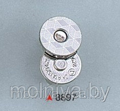 Кнопка магнитная (никель) - фото 1 - id-p2786023