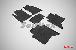 Коврики резиновые Toyota Hilux VIII (2015-) / Тойота Хайлюкс [86596] (SeiNtex)