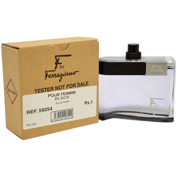 Salvatore Ferragamo F By Ferragamo Black pour homme edt 100ml TESTER