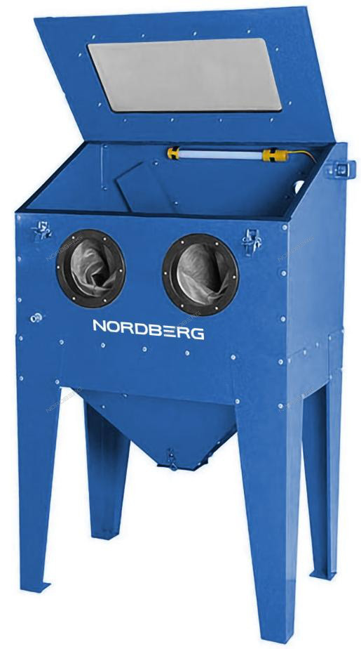 Камера пескоструйная фронтальная загрузка, 220 л NORDBERG NS2