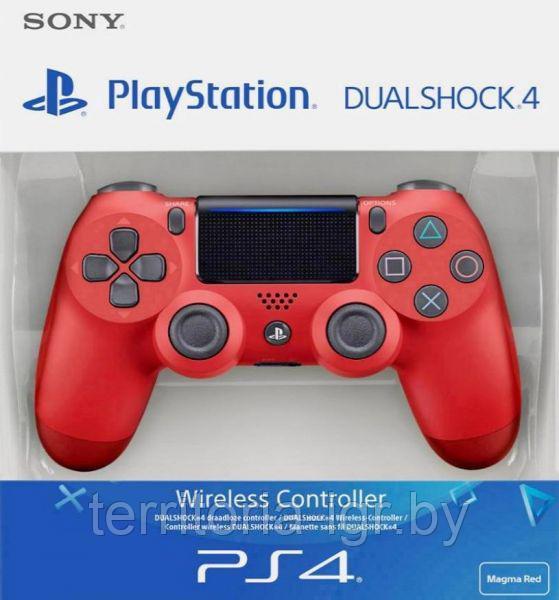 Геймпад Sony DualShock 4 Wireless Controller Красный (RED) [CUH-ZCT2E] v2 Оригинал - фото 1 - id-p80987233