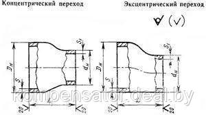Переход эксцентрический Ду219x8-159х6 стальной приварной - фото 2 - id-p80990664